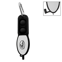 Push Pop Pen With Carabiner